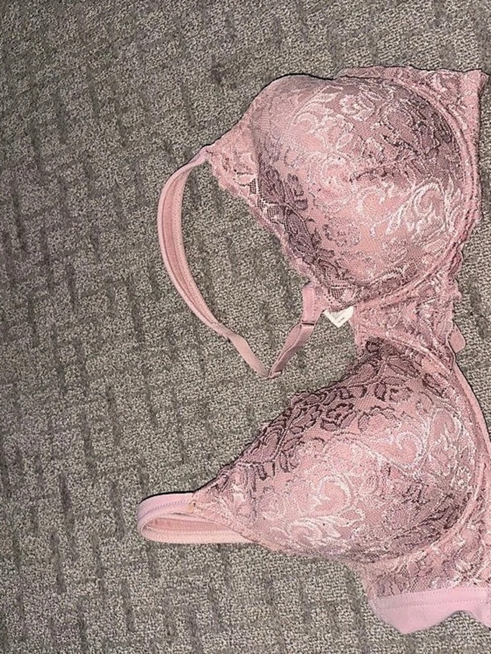 Leading Lady Romv Floral Lace Bra Pink 44C
